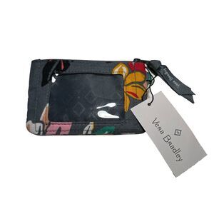 Vera Bradley Zip ID Case Floral Coastal Paradise NEW